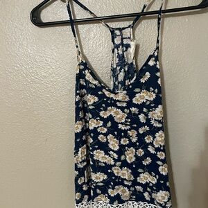Summer Sunflower Design Tank Top